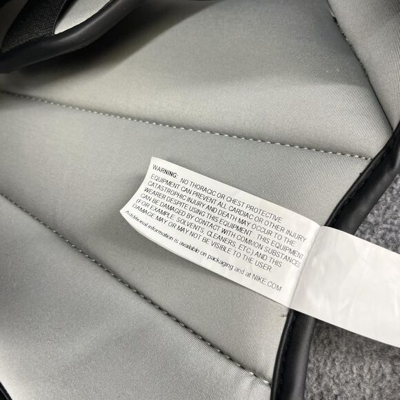 Nike Vapor Select Lacrosse Shoulder Pad Medium Black Chest Protector NOCSAE 2023 - Picture 11 of 12